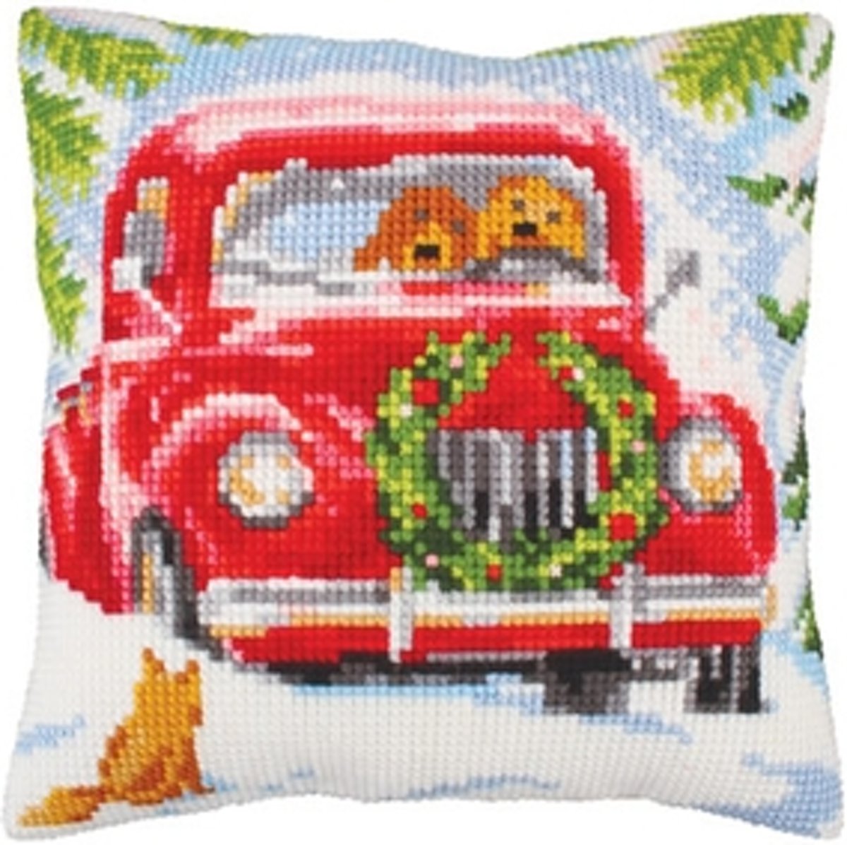 Voorbedrukt kruissteekkussen Into the Woods Collection dArt 5243